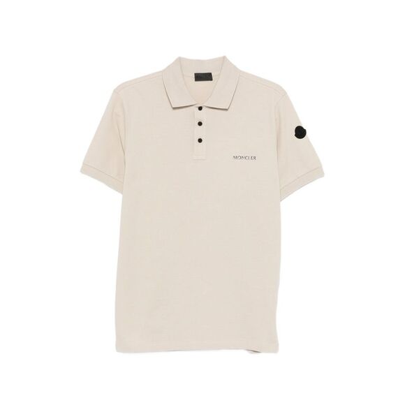 Moncler Men Logo Cotton Polo Shirt